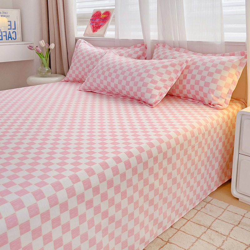 Soft Home Bed Linen Sheets Queen Size Bed Sheets Printing Top Sheets Twin/Queen/King Flat Bedsheets Bedspread