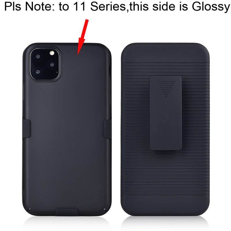 Voor Iphone 11 Pro Max Hybrid Holster Defender Builder Case Taille Riem Clip Back Cover Voor Iphone Xr Xs Max X 7 8 6 6S Plus