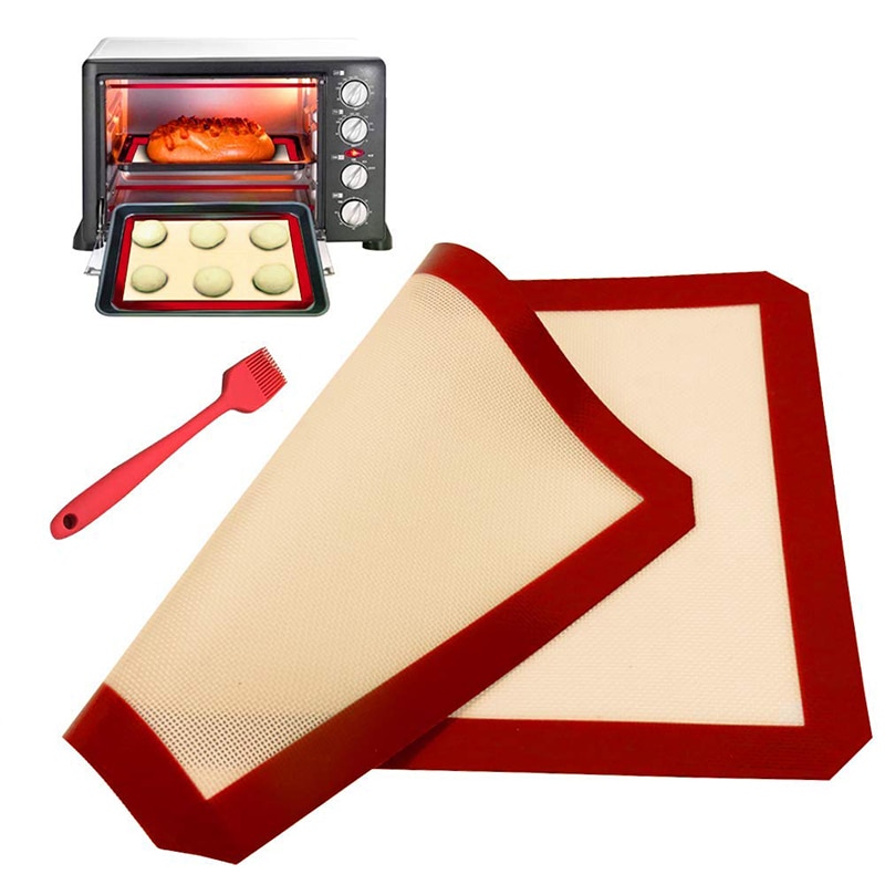 Silicone Baking Mat Non-Stick Microwave Oven Sheet Liner Pastry And Bakery Accessories Cookie Macaroon Biscuit Kitchen Tools
