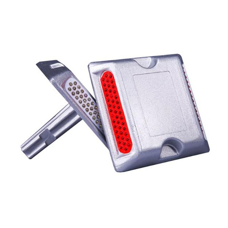 15cm Large Size Aluminum Road Stud with 43beads reflector and shank for roadway safety