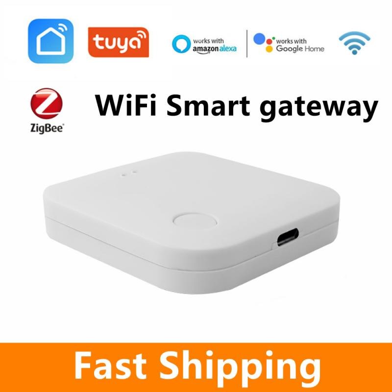 Tuya Smart Zigbee+wifi Gateway Tuya Multi-function Device Linkage Smart Gateway Home Smart APP Wireless Controller For Alexa