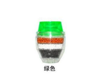 Multi-couche robinet filtre embout tête de robinet cuisine ménage filtre à eau purification de l'eau économie d'eau potable LB931120: green