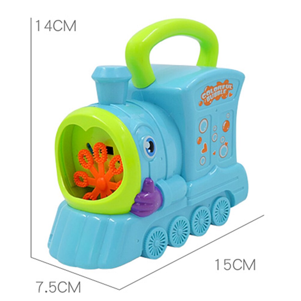 Ręcznie sterowane zabawki robić wydmuchiwania wody bańka pociąg mydło zestaw robić baniek mydlanych kreatywne zabawki na zewnątrz dla dzieci Dropshipping