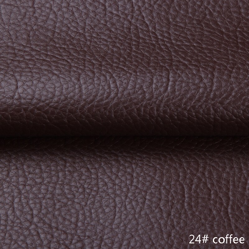 50*135cm PU Litchi Pattern Faux Leather Fabric Artificial Synthetic Leather DIY Sewing Bags Belt Sofa Leather Decor Material: 24