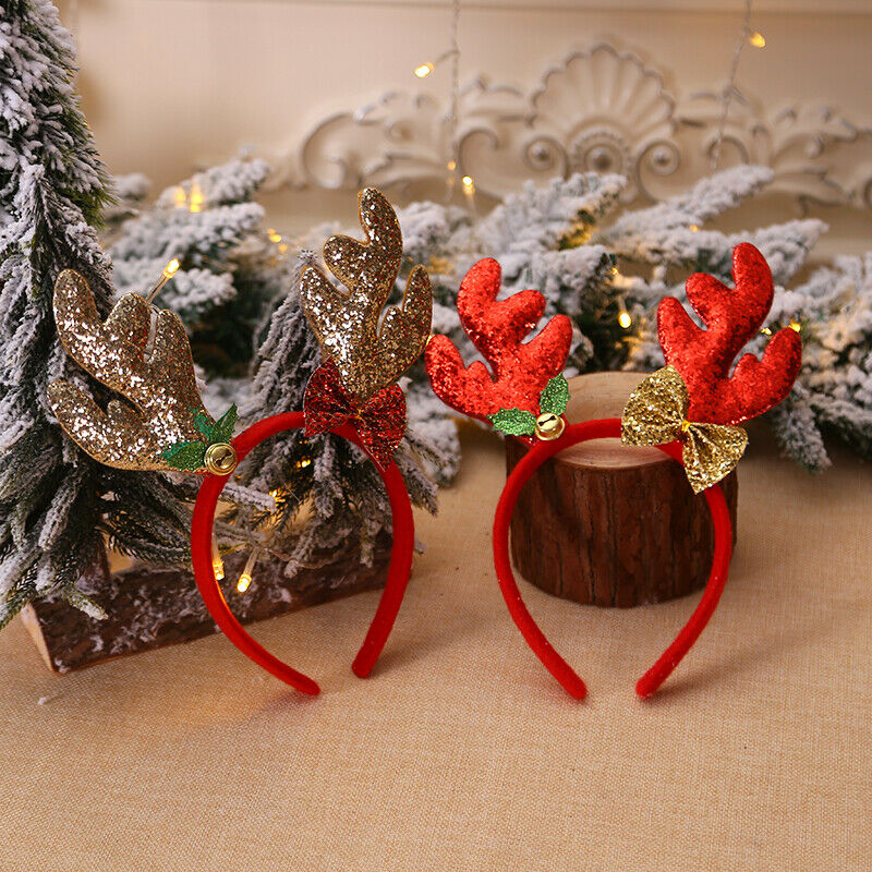 Kerst Hoofdbanden Xmas Haaraccessoires Hoofdbanden Fancy Reindeer Antlers Haarband Xmas Party Decor Hairhoop