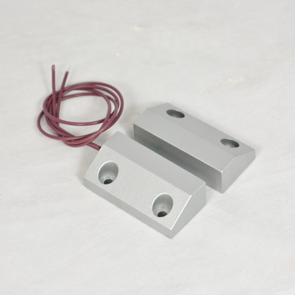 Zinc Alloy Door Contact Sensor For Metal Fire Control Door Normally Close Signal Output Magnetic Switch Position Limit detector