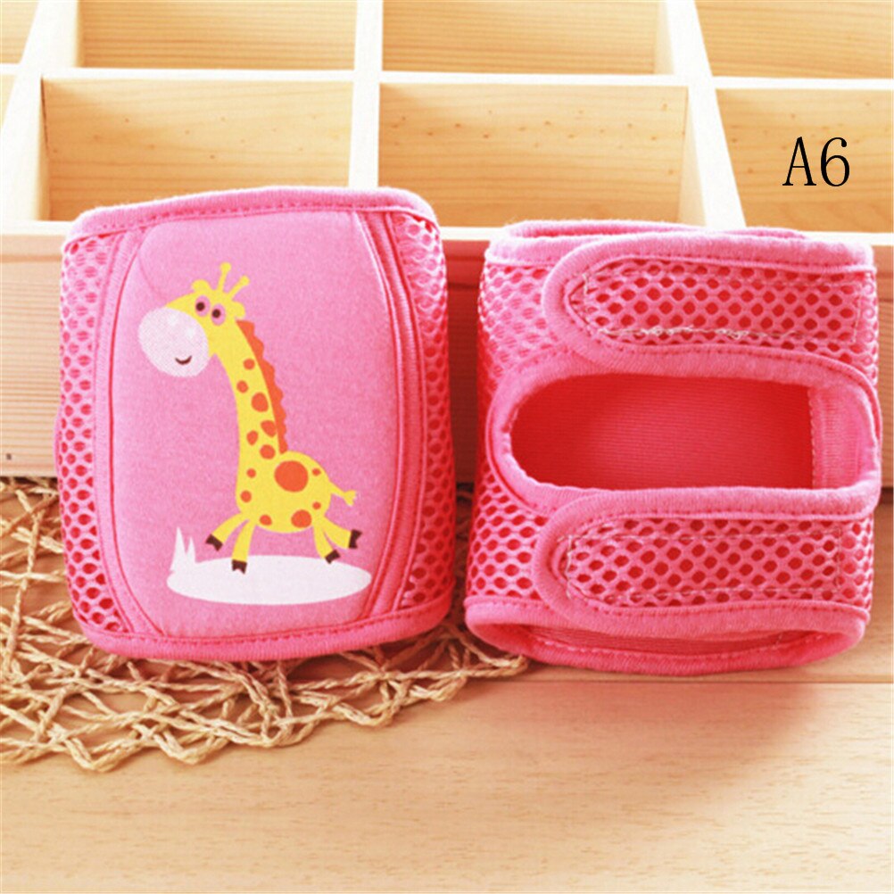 Enfants fille garçon rampant coude nourrissons en bas âge bébé genouillères protecteur sécurité maille genouillère jambière enfants coussin Legging: A6