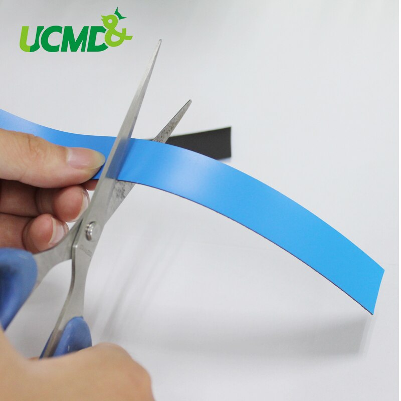 10/30/50 mètres bande magnétique Flexible bande magnétique en caoutchouc pour tableau blanc tableau noir annonces Message panneau d'affichage décor largeur 20mm