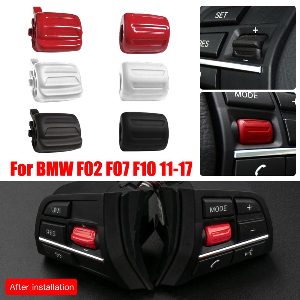 1 Paar Auto Stuurwiel Switch Knop Voor BMWF02/F07/F10 Abs Carro Voiture Accessoires Stuurwiel Schakelaar knop Zwart