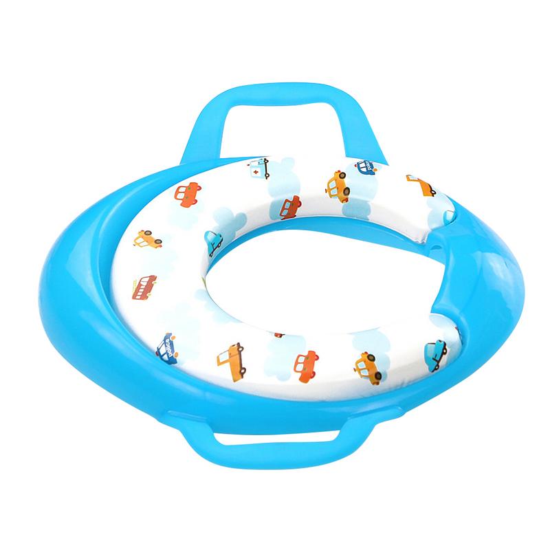 Soft Potty Training Potty Seat with 2 Handles Splash Guard