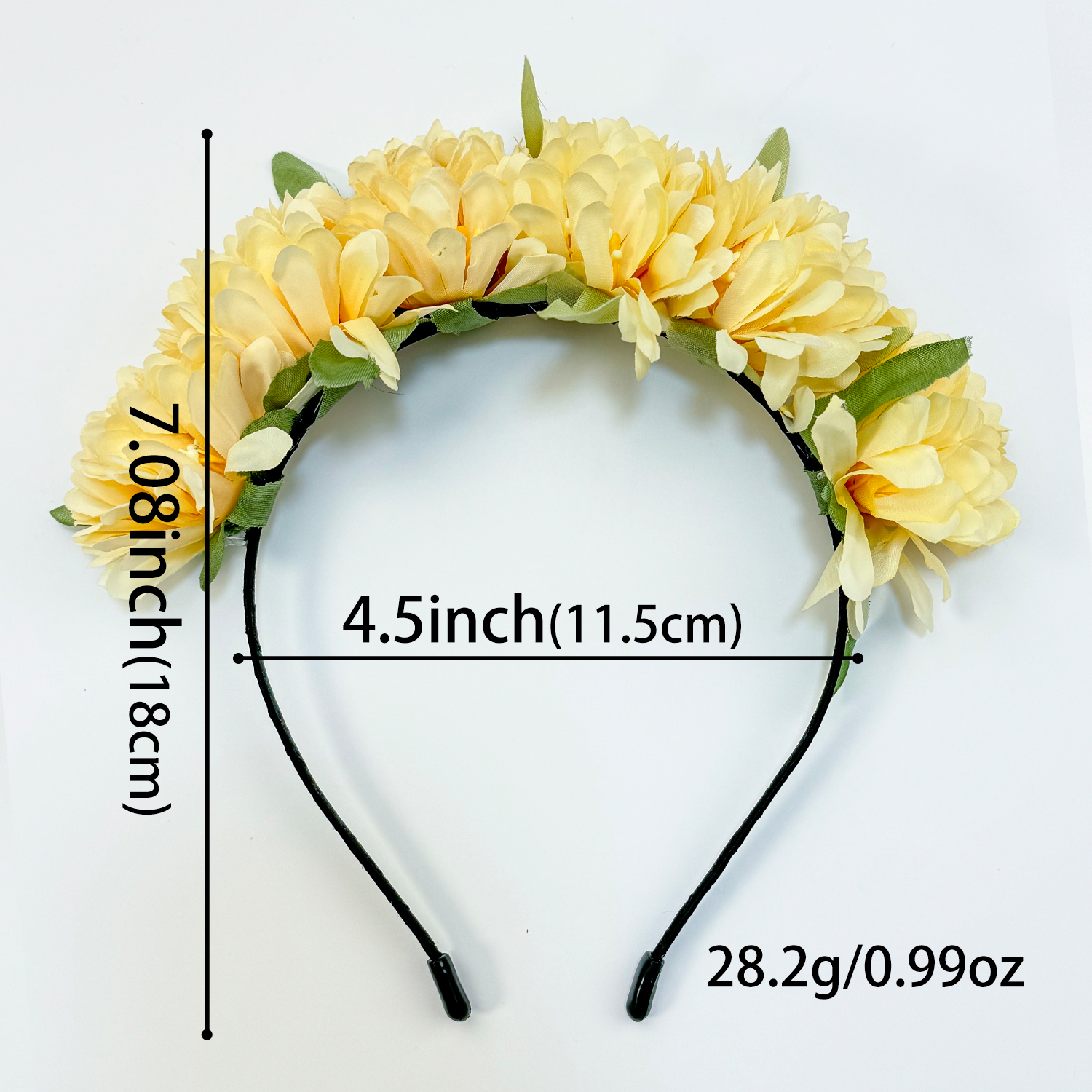Diademas de flores para mujer y niña, tocado de boda, accesorios para el cabello para dama de honor nupcial, diademas florales para , 1 unidad