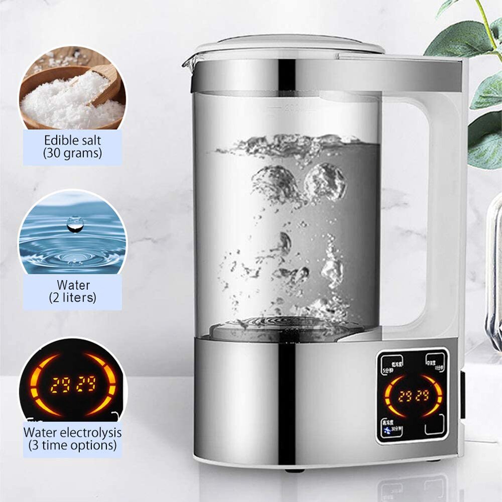 2L Hypochlorous Acid Water Maker Machine 1Set 84 Disinfectant Generator Home Household Sterilization Liquid