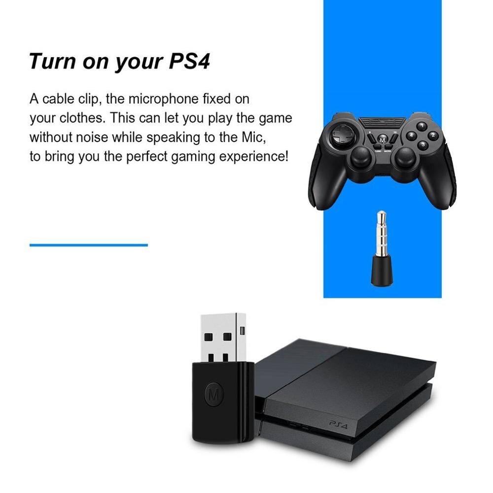Clé USB Bluetooth 3.5mm Bluetooth 4.0 pour contrôleur PS4 Performance Stable dernière Version adaptateur USB