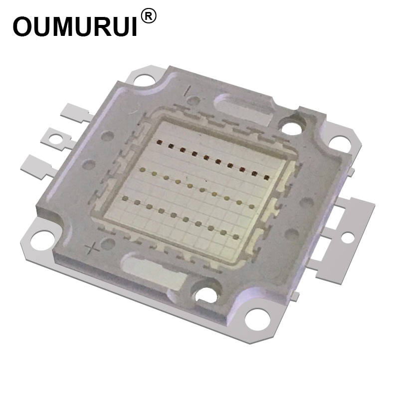 100w 50w 30w 20w 10w led rgb cob chip suuritehoinen lamppu rgb 30 mil epileds 5 kpl