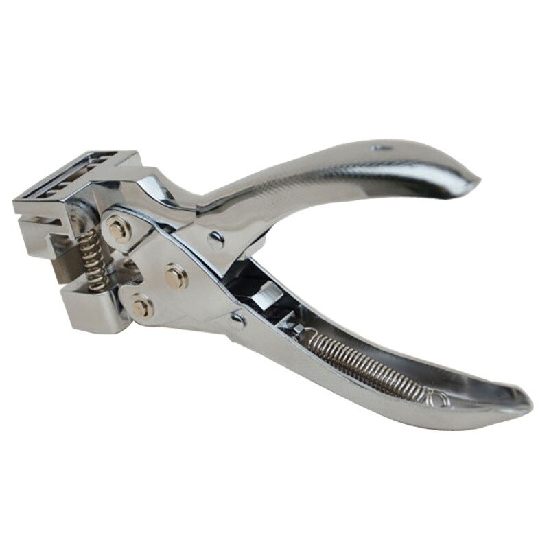 T Slot Shape Cutter Puncher Punch Plier Hole Paper Id Identity Cut Card Paperboard Stationery Office Badge Tag Tool