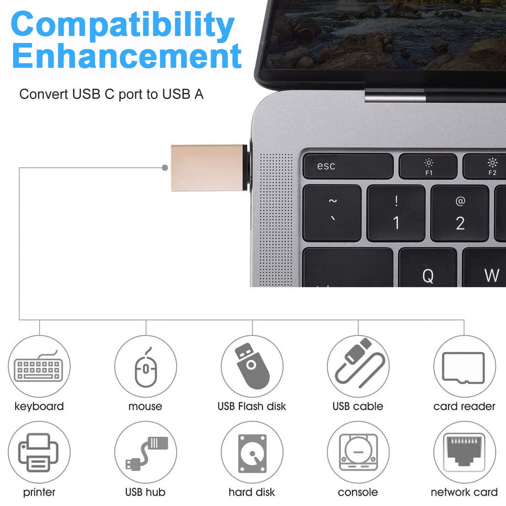 Usb C Adapter Usb 3.0 Naar Type C Otg Adapter Voor Macbookpro Xiaomi Huawei Samsung S10 Mini Usb Adapter Type-C Otg Kabel Converter