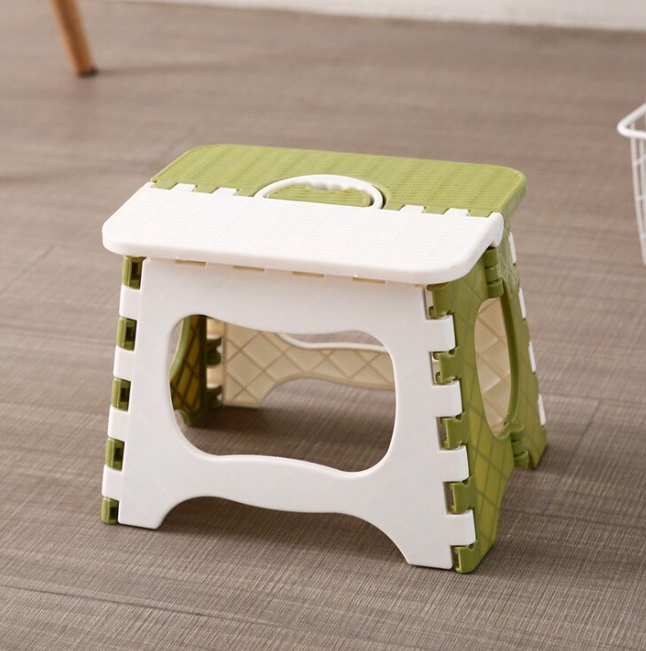 Bærbar sammenklappelig stol familie udendørs stol: Lille grøn