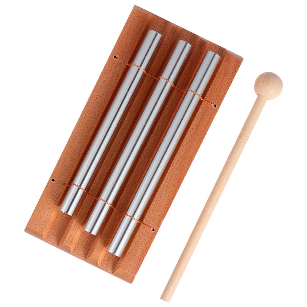 Tabletop Chimes Musical Tuned Chime Meditation Percussion Instrument with Mallet