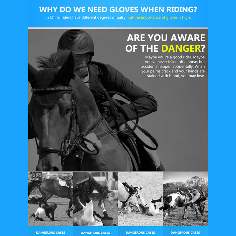 Reiten Handschuh Einstellbare Reit Hand Zubehör Anti-Rutschen Durable Sport Unisex Atmungsaktive Reiten Zubehör