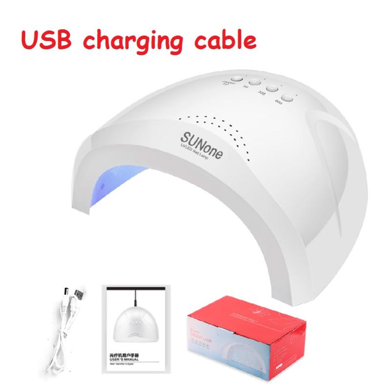 Secador de unha com tela de lcd, máquina para secar unhas com gel polonês, produto profissional, 30 peças: 09USB