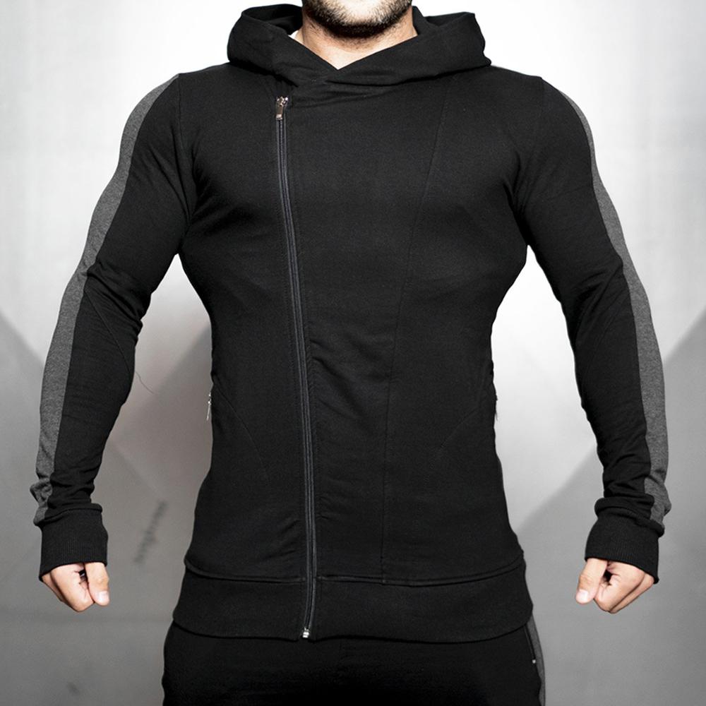 Sport Lauf Jacke Männer Fitness Gym Bodybuilding Sweatshirt Outdoor Radfahren Sportswear Mantel Ausbildung Jogging Hoodies Jacken