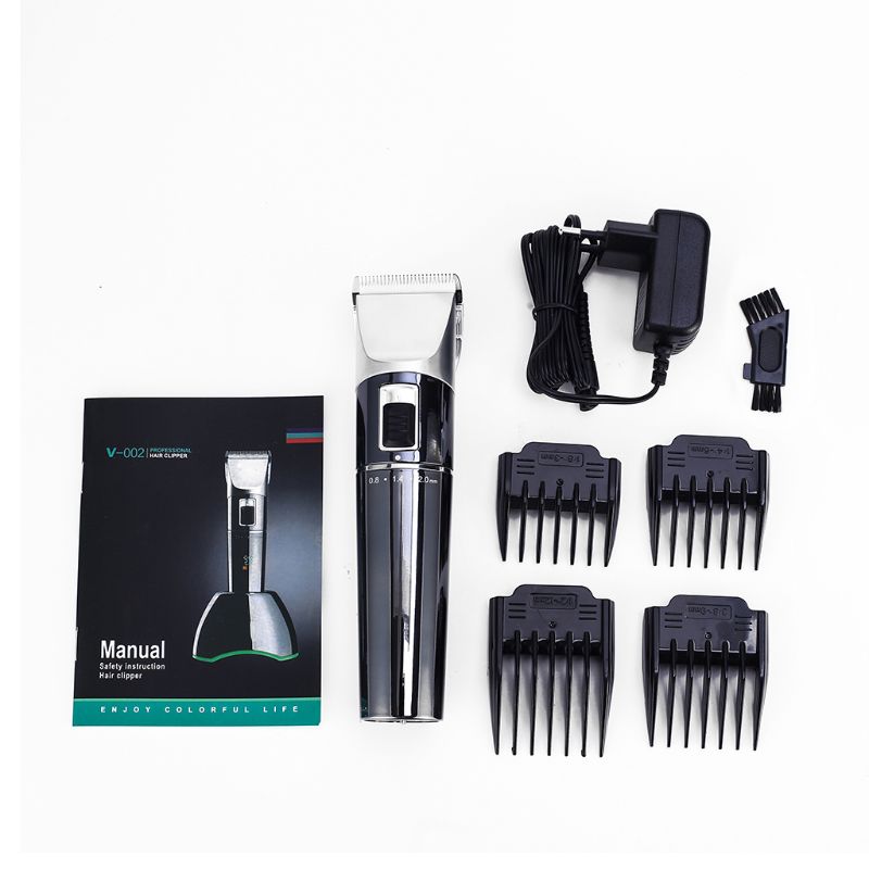 Electric Hair Clippers Beard Trimmer Barber Grooming Kit Rechargeable Cordless Haircut Machine