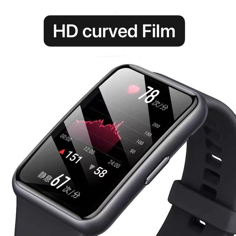 Film de protection 3D incurvé, résistant aux rayures, pour Huawei Watch Fit /Honor Watch ES