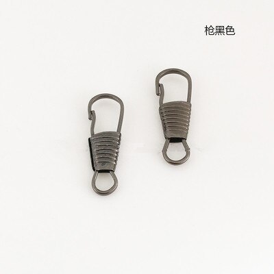 5 kpl irrotettava metallinen vetoketjun vedin vaihto vetoketjun liukusäätimet pää vetoketjun korjaussarjat vetoketjun vetokieleke laukku matkalaukku reppuun: A