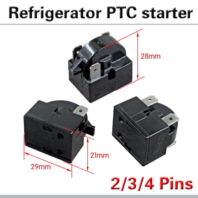 1pc 4 pin 15 ohm jääkaappi ptc käynnistin jääkaappi pakastin kompressori käynnistysosa jääkaapin käynnistin iso sisäosa