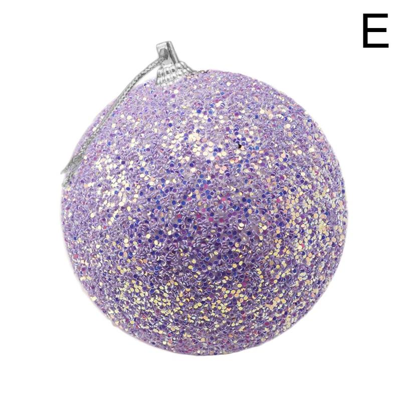 5 stücke Kugeln Gold Silber Kugeln Für Weihnachten Heimat Party Strass funkeln Weihnachten Baum 8CM Ball Hochzeiten Ornament: E5
