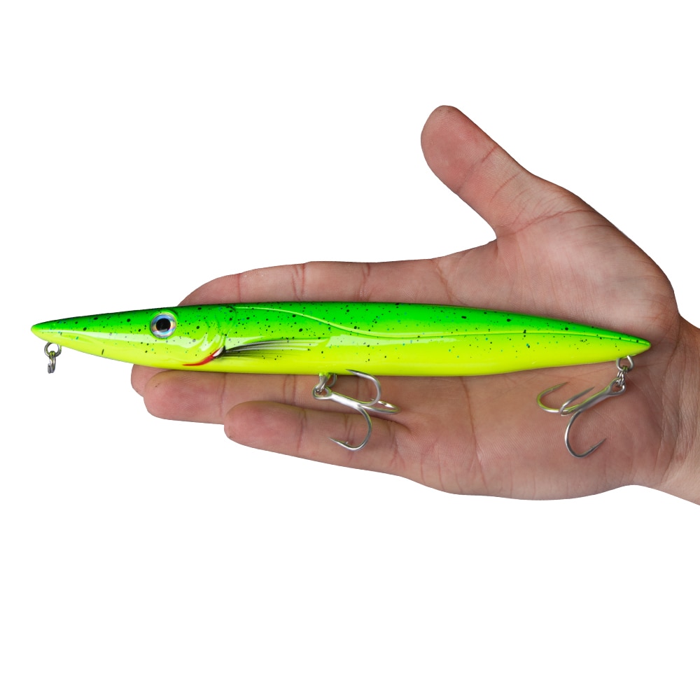 Hunthouse Espetron leurre walk dog pencil lure 195mm 44g long cast pencil stickbait fishing leerfish and bluefish topwater lures