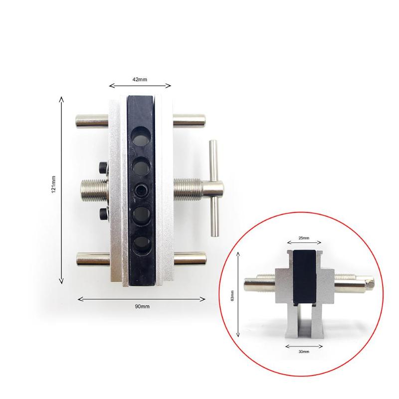 Woodworking Vertical Hole Punch Locator Puncher Doweling Jig Drill Guide