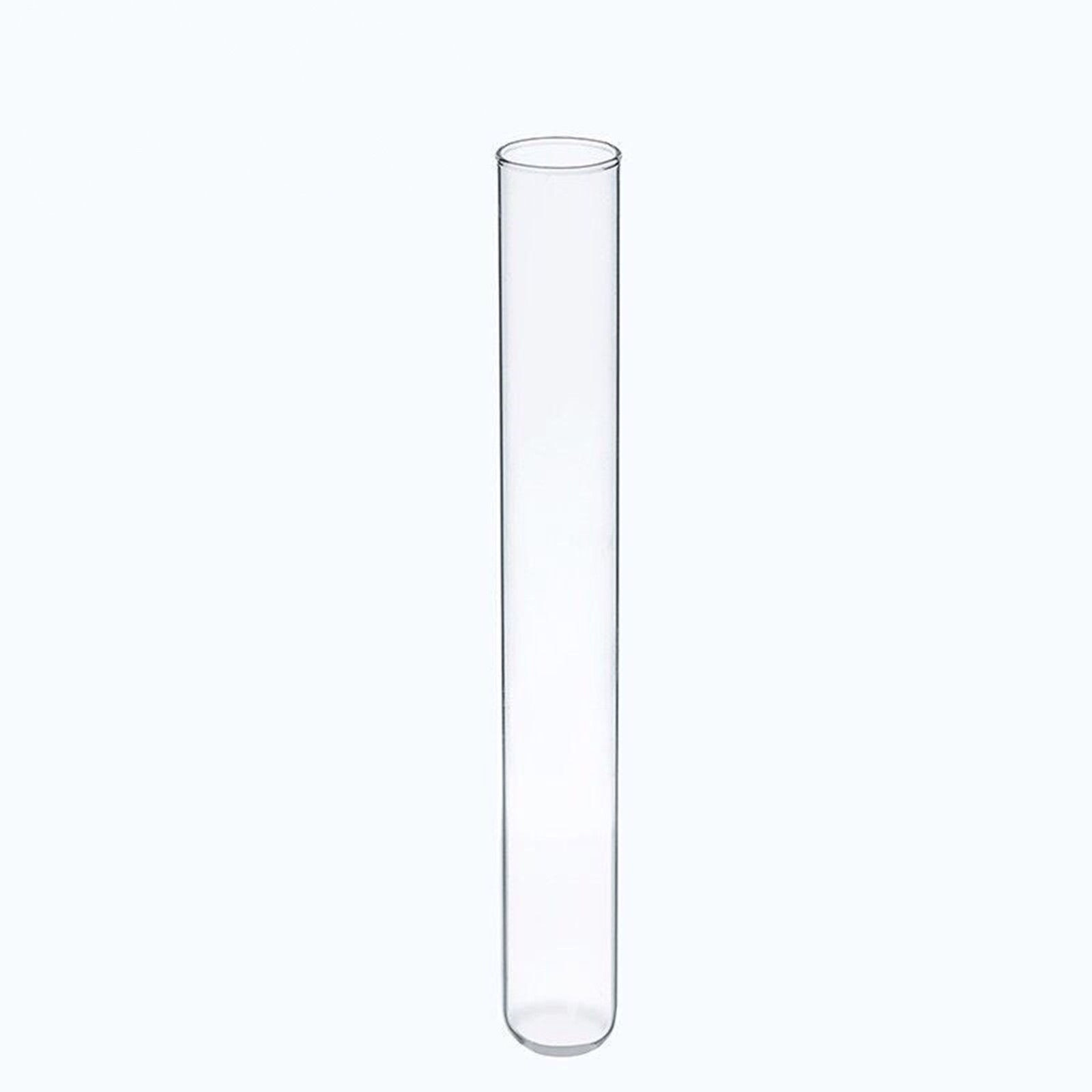 10 Counts 25x150mm,Lab Glass Test Tube,OD 25mm,Length 150mm