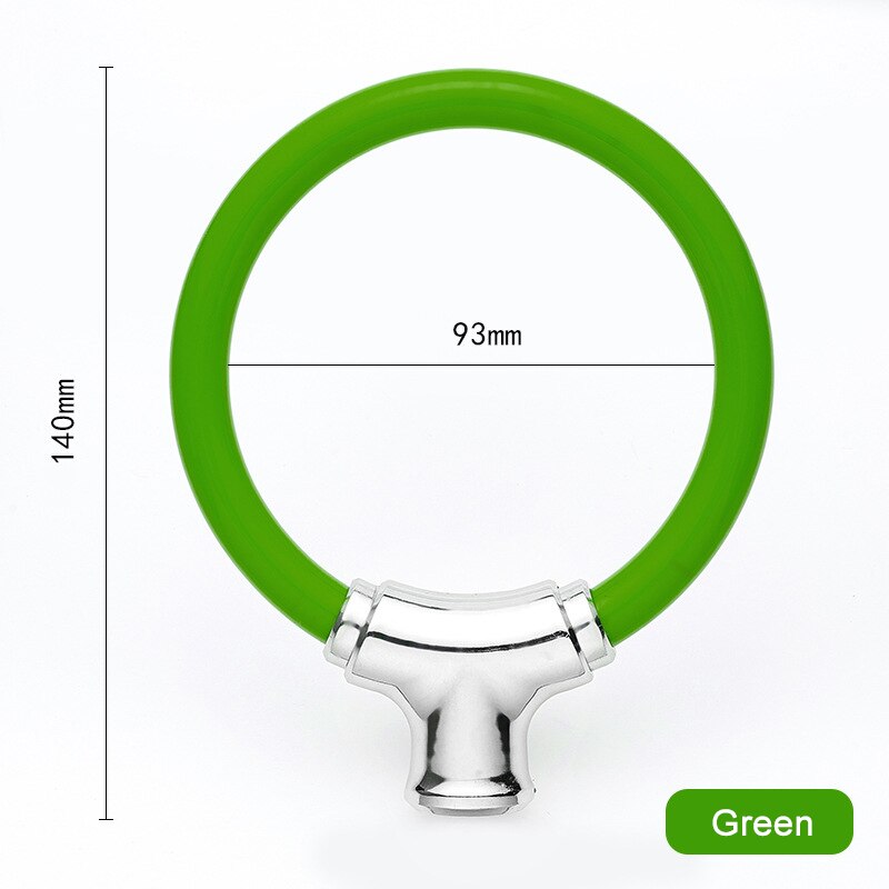 Candado antirrobo para bicicleta, anillo de bloqueo para barra de montaña, equipo de equitación X85,: Verde