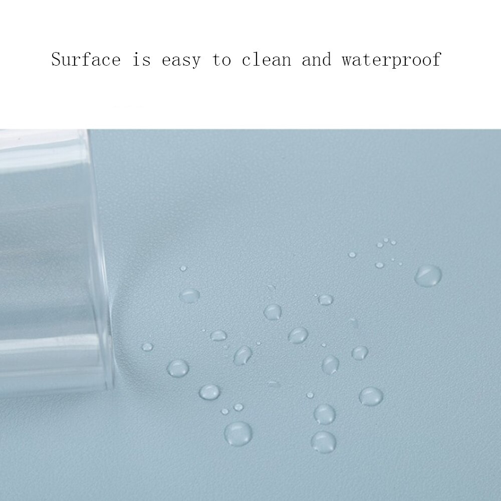 Anti-slip Mouse Pad PU Leather Waterproof Gaming Mice Mat Desk Cushion Comfortable For Home Office Laptop PC MacBook Mousepad