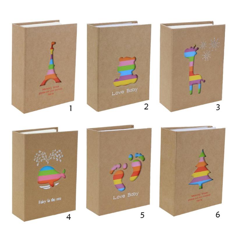 6 inch 100 Pagina 'S Pocket Interleaf Type Foto Opslag Frame voor Kinderen Kinderen DIY Scrapbooking Foto Case Fotoalbum