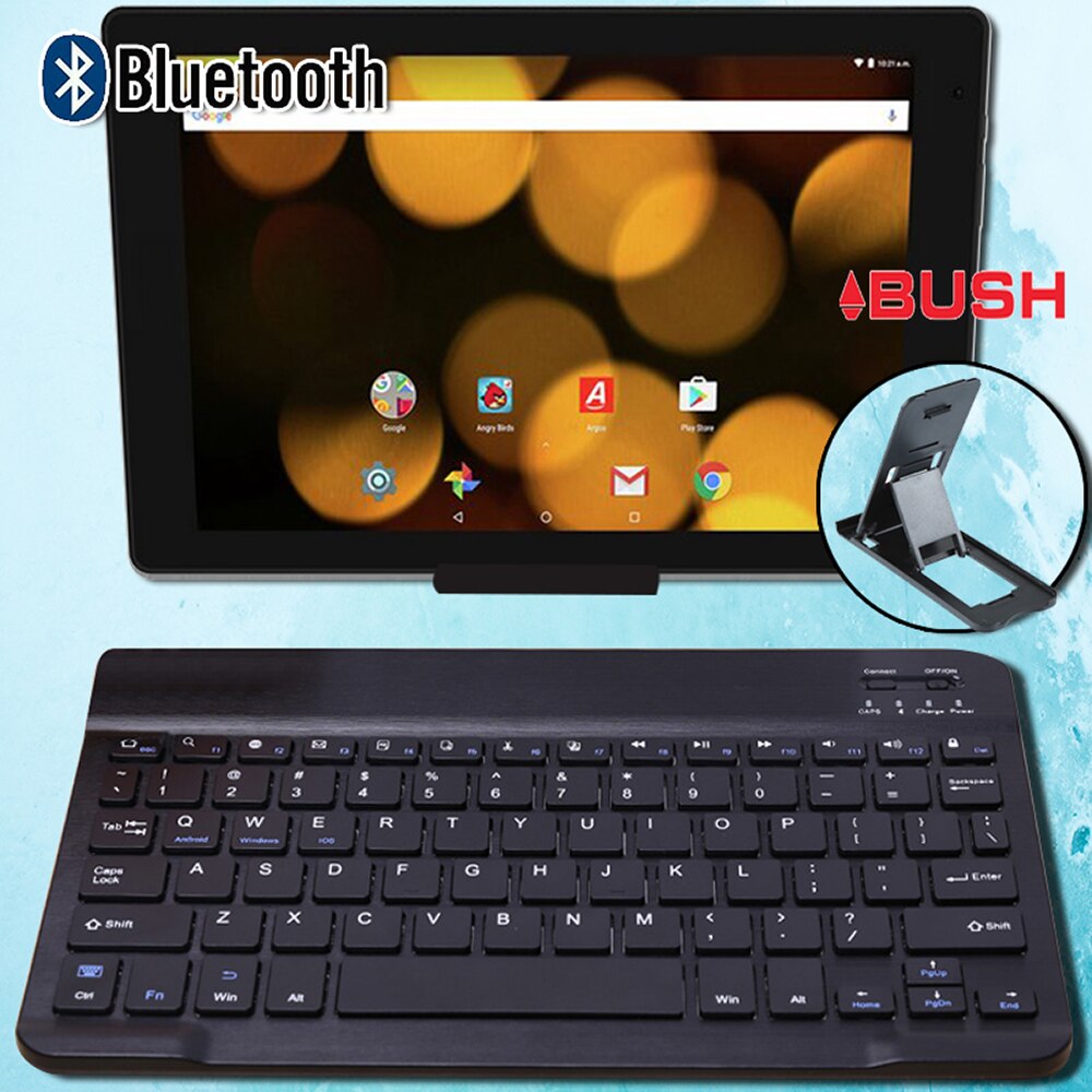 Draadloze Bluetooth Tablet Keyboard Voor Argos Alba 10 &quot;/Bush Breezie 10&quot;/Bush Eluma 10.1 &quot;/spira B1 10&quot; Bluetooth Toetsenbord + Beugel