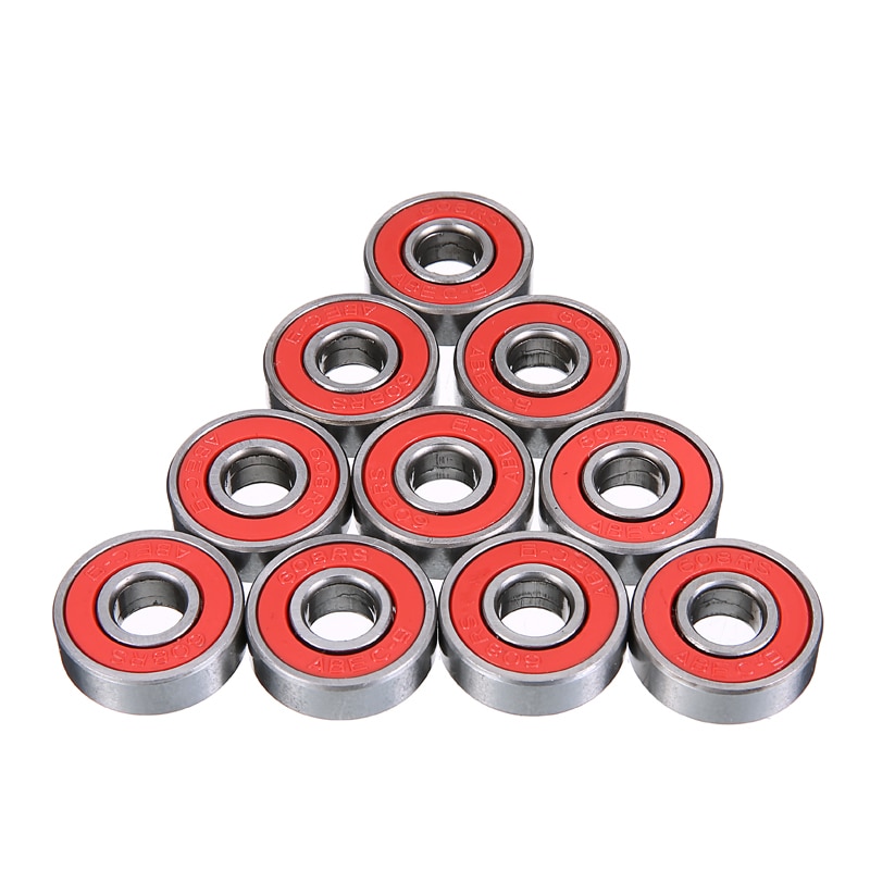 10Pcs Abec 9 Rode Scooter Rollerblades Skateboard Wiellagers Tn Engineering Plastic 8Mm Id 22Mm Od Duurzaam