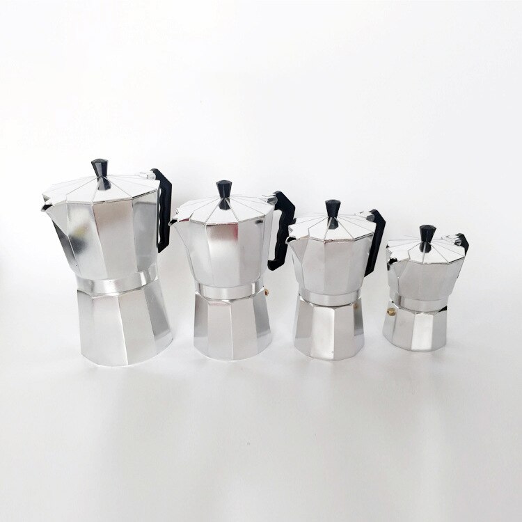 Cafetera italiana Moka, máquina de café Espresso de aluminio, tetera, estufa de Latte, accesorios para Barista: 700ml