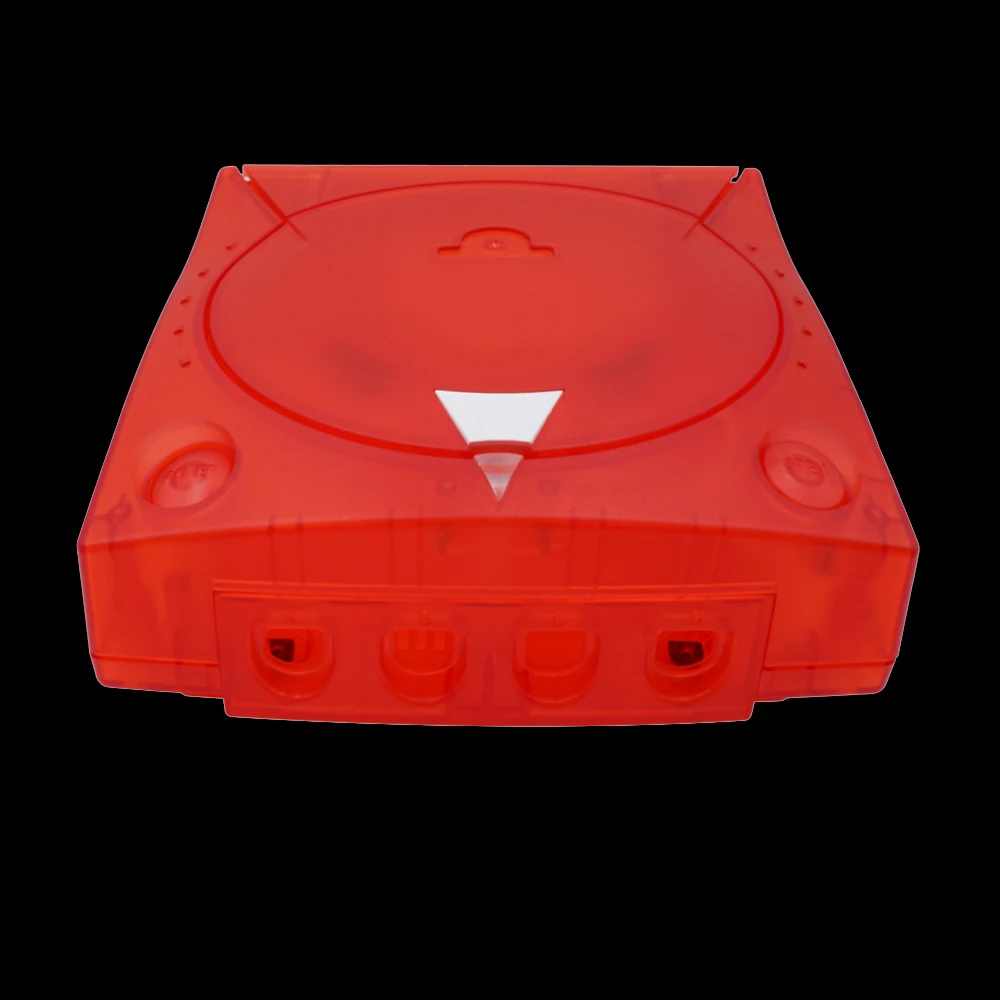 RetroScaler-carcasa de plástico de CC para consola de videojuegos Dreamcast, caja transparente, repuesto: Plata