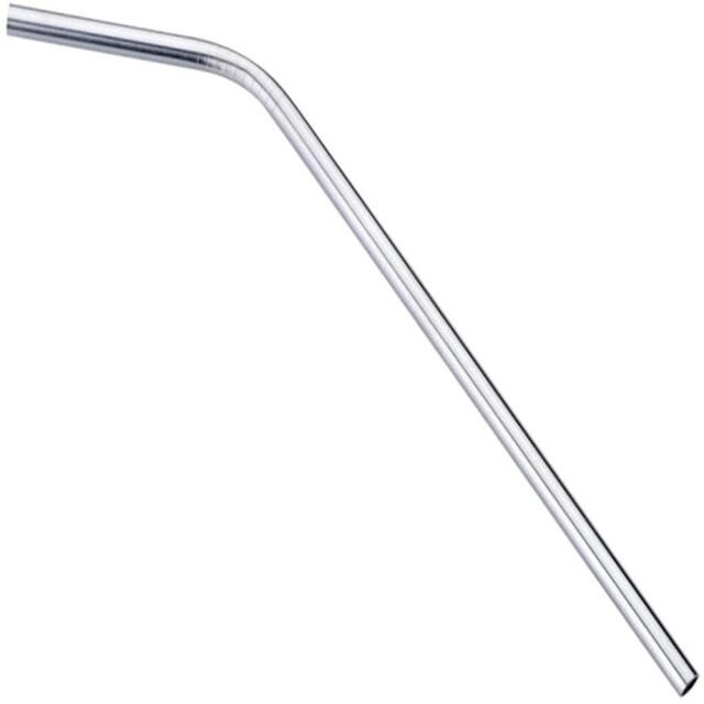 Rvs Rietjes Herbruikbare Rietjes Lange Metalen Gebogen Rechte Rietjes Voor Drankjes Cups Mokken Koude Drank Party Bar Supplies: Silver-Curved-8mm