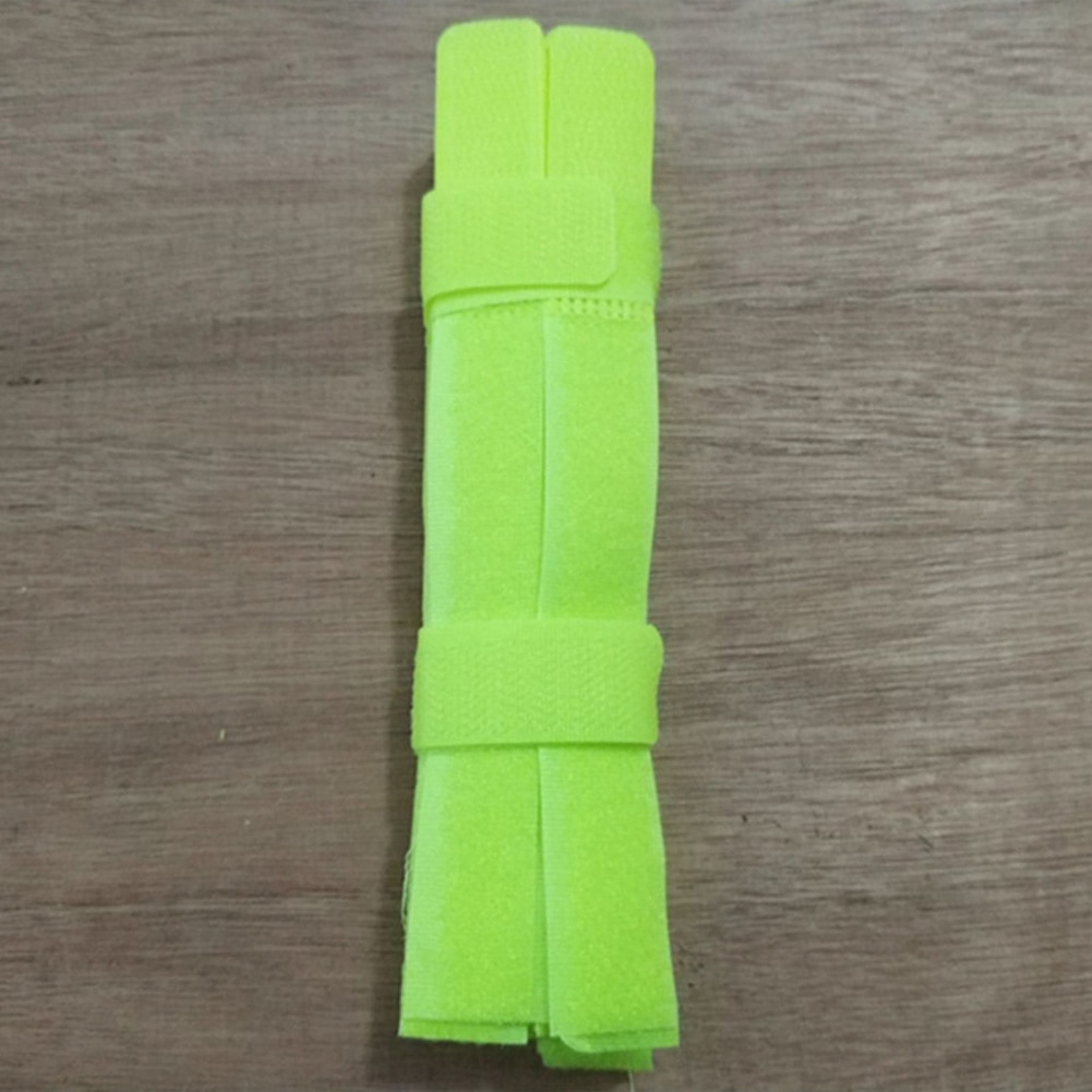 50 Pcs Loop Cable Wire Organizer Fastener Hook Loop Back To Back Nylon Cable Ties Reusable Cord Rope Holder Magic Sticker: Green