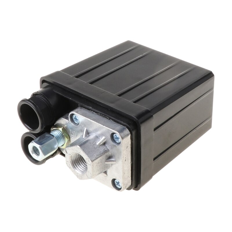 Vertical Single-Pass/Four-Way Air Compressor Adjustable Pressure Switch Control Valve Connector Replacement Spare Parts PSI R9JC