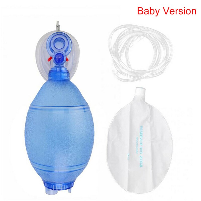 Simpelt åndedrætsværktøj voksen pvc -maske med iltrør til hjemmebrug sno 88: Babyversion