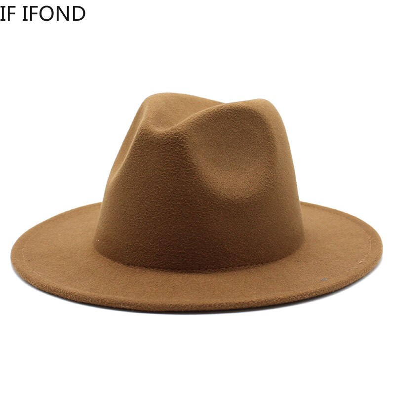 Fedora – chapeau de Jazz en feutre pour femmes, hommes, garçons et filles, pour enfants, pour décorer un mariage formel, Panama, automne et hiver
