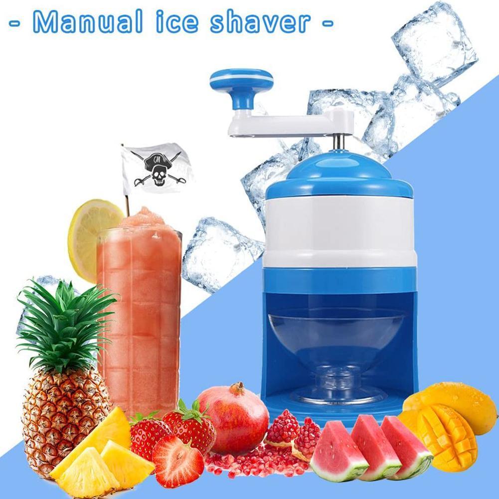 1PC Mini hand-crushed ice machine home ice-cream machine Crusher hand-cranked ice Ice grinder Shaver cotton children's J8U5