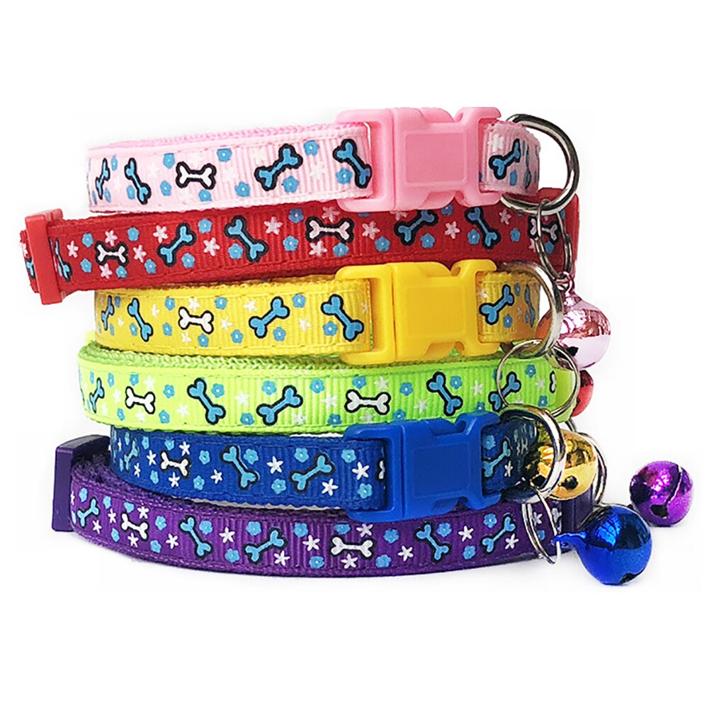 Collier pour chat avec clochette, boucle réglable, accessoire pour chat, accessoire pour petit chien, chihuahua, avec clochette