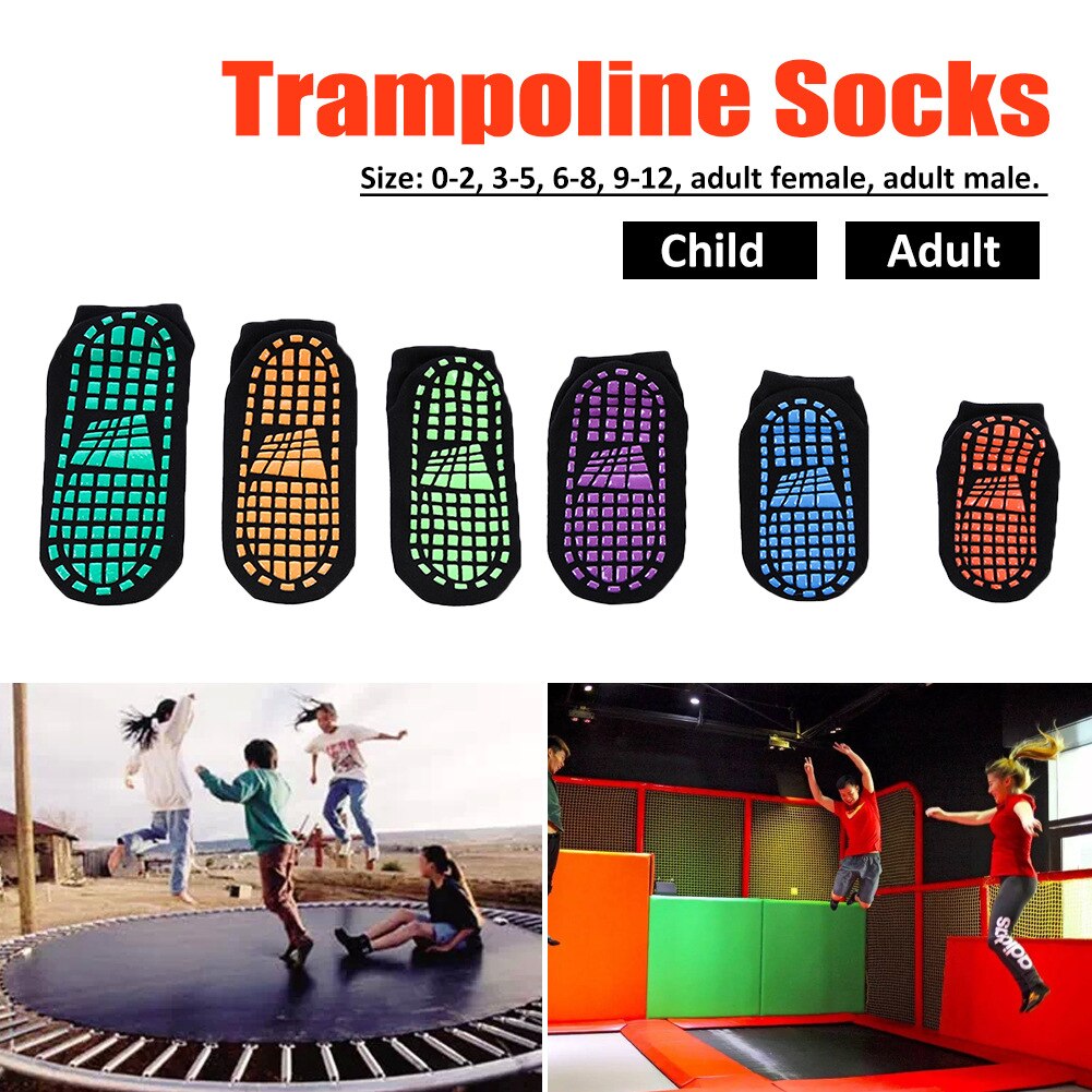 Outdoor Sport Sokken Anti Slip Sokken Trampoline Sokken Volwassen Comfortabele Dragen Pilates Ballet Non Slip Katoenen Sokken Voor Vrouwen Mannen