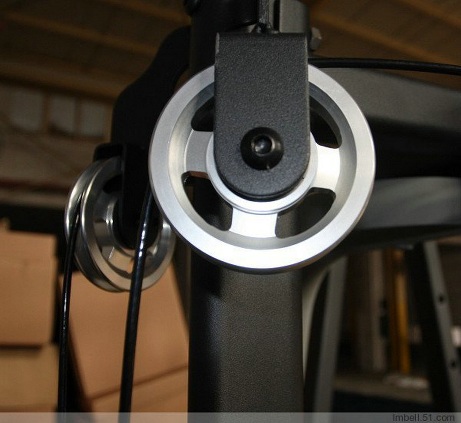 Universal 88mm aluminium løft tunge bærende remskive hjul kabel fitness gym udstyr til klatring camping remskive