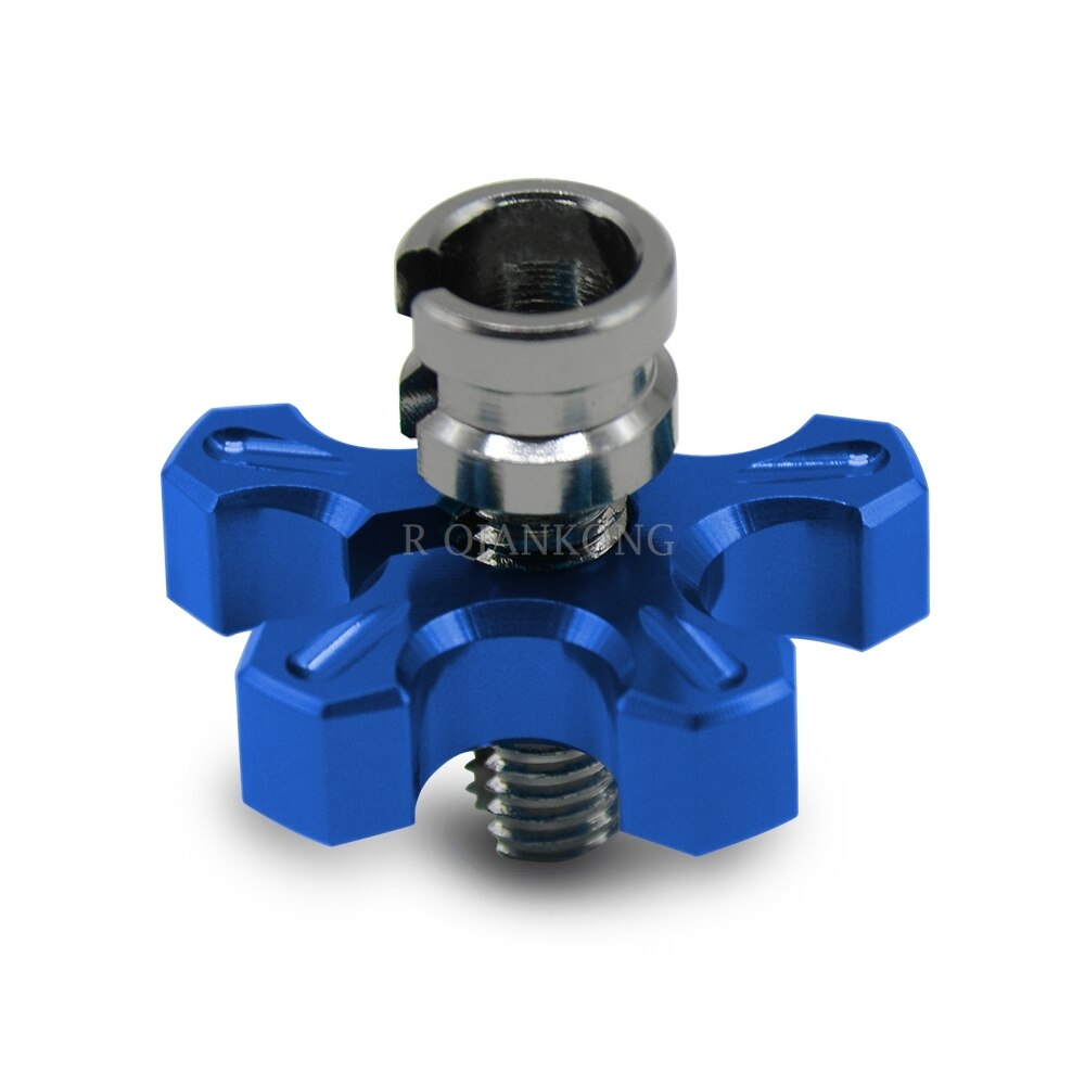 Motorcycles Accessories M10 M8 * 1.5 CNC Clutch Wire Adjustment Cable For Moto Guzzi Triumph Cafe Racer Suzki Vespa GTS300 KTM: 10mm blue